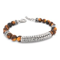 Bracciale El Barrio Uomo in Lega metallica Occhio di tigre 32030 - 32030